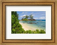 Coastal view on Mahe Island, Seychelles Fine Art Print