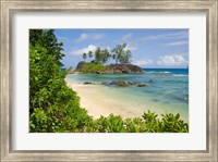 Coastal view on Mahe Island, Seychelles Fine Art Print
