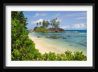 Coastal view on Mahe Island, Seychelles Fine Art Print