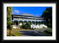 Creole Architecture on Mahe Island, Seychelles Fine Art Print