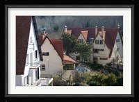 Alpine Buildings, Alpine Resort, Ifrane, Middle Atlas, Morocco Framed Print