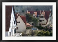 Alpine Buildings, Alpine Resort, Ifrane, Middle Atlas, Morocco Framed Print