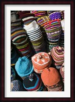 Berber Hats, Souqs of Marrakech, Marrakech, Morocco Fine Art Print