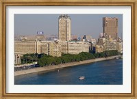 Corniche El Nil, Nile River, Cairo, Egypt Fine Art Print