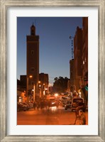 Er Rachidia, Town Mosque and Rue el-Mesjia, Ziz River Valley, Morocco Fine Art Print