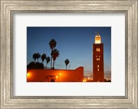 Africa, Morocco, Marrakesh, Koutoubia minaret Fine Art Print