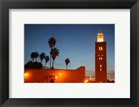 Africa, Morocco, Marrakesh, Koutoubia minaret Fine Art Print