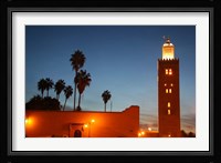 Africa, Morocco, Marrakesh, Koutoubia minaret Fine Art Print