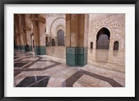 Al-Hassan II mosque, Casablanca, Morocco Fine Art Print