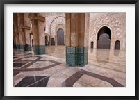 Al-Hassan II mosque, Casablanca, Morocco Fine Art Print
