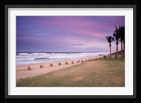 Beaches at Ansteys Beach, Durban, South Africa Fine Art Print