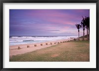 Beaches at Ansteys Beach, Durban, South Africa Fine Art Print