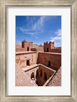 Deserted kasbah on the Road of a Thousand Kasbahs, Tenirhir, Morocco Fine Art Print