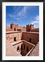 Deserted kasbah on the Road of a Thousand Kasbahs, Tenirhir, Morocco Fine Art Print