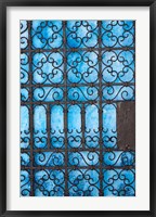 Door detail, Rabat medina, Morocco Fine Art Print