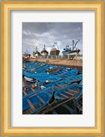 Fishing boats, Essaouira, Morocco Fine Art Print