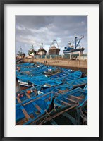 Fishing boats, Essaouira, Morocco Fine Art Print