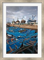 Fishing boats, Essaouira, Morocco Fine Art Print