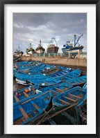 Fishing boats, Essaouira, Morocco Fine Art Print