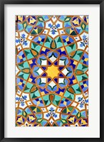 Hassan II Mosque Mosaic Detail, Casablanca, Morocco Fine Art Print