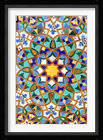 Hassan II Mosque Mosaic Detail, Casablanca, Morocco Fine Art Print