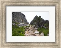 Hiking Up Table Mountain, Cape Town, Cape Peninsula, South Africa Fine Art Print