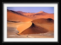 Aerial Scenic, Sossuvlei Dunes, Namibia Fine Art Print