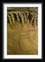 Court eunuchs, terra cotta warriors, excavation, China Fine Art Print