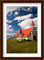 Church, Notre Dame Auxiliaiatrice, Mauritius Fine Art Print