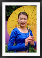 China, Yunnan, Young Dai Portrait Fine Art Print