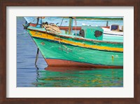 Fishing boats in the Harbor of Alexandria, Egypt Fine Art Print