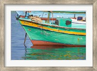 Fishing boats in the Harbor of Alexandria, Egypt Fine Art Print