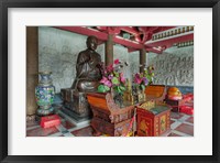 Buddhist shrine, Big Wild Goose Pagoda, Xian, China Fine Art Print