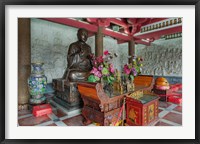 Buddhist shrine, Big Wild Goose Pagoda, Xian, China Fine Art Print