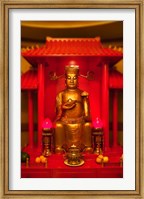 God of General Guan Shrine in a Corporate Office, Shanghai, China Fine Art Print