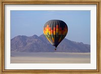 Aerial view of Hot air balloon over Namib Desert, Sesriem, Namibia Fine Art Print