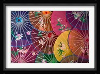 Colorful Silk Umbrellas, China Fine Art Print