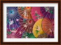 Colorful Silk Umbrellas, China Fine Art Print