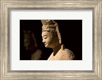 Gold Painted Bodhisattva in Contemplation, China Fine Art Print