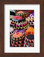 Colorful Head Wear For Sale, Luxor, Egypt Fine Art Print