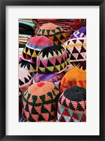 Colorful Head Wear For Sale, Luxor, Egypt Fine Art Print