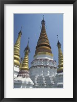 Gold Pagoda Spires of the Golden Temple, China Fine Art Print