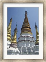Gold Pagoda Spires of the Golden Temple, China Fine Art Print