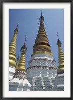 Gold Pagoda Spires of the Golden Temple, China Fine Art Print