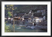 Ancient Town of Ningchang on the Yangtze River, Three Gorges, China Fine Art Print