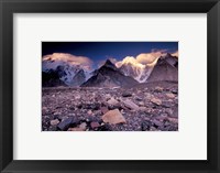 Broad and Gasherbrun Peaks, Karakoram Range, Pakistan Fine Art Print