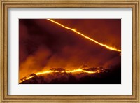 Forest Fire, Gombe National Park, Tanzania Fine Art Print