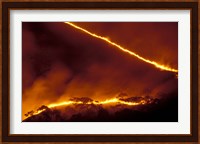 Forest Fire, Gombe National Park, Tanzania Fine Art Print
