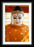 Buddha Statue, Botataung Paya, Yangon, Myanmar Fine Art Print