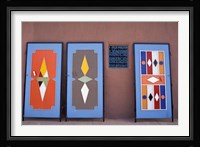Colorful Doors Made by Local Metalworkers, Morocco Fine Art Print